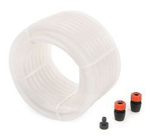 Шланг полив. ТЭП армир.  1/2'' (вн.д12,5) 25м  Жук Люкс  3-х сл., прозрач. (до-30 С°до+50С)