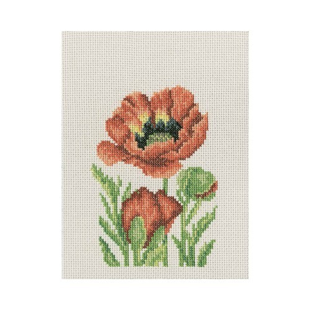 "Садовые маки"-C177 вышивка