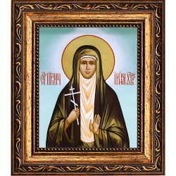 Ирина Хвостова преподобномученица. Икона на холсте.
