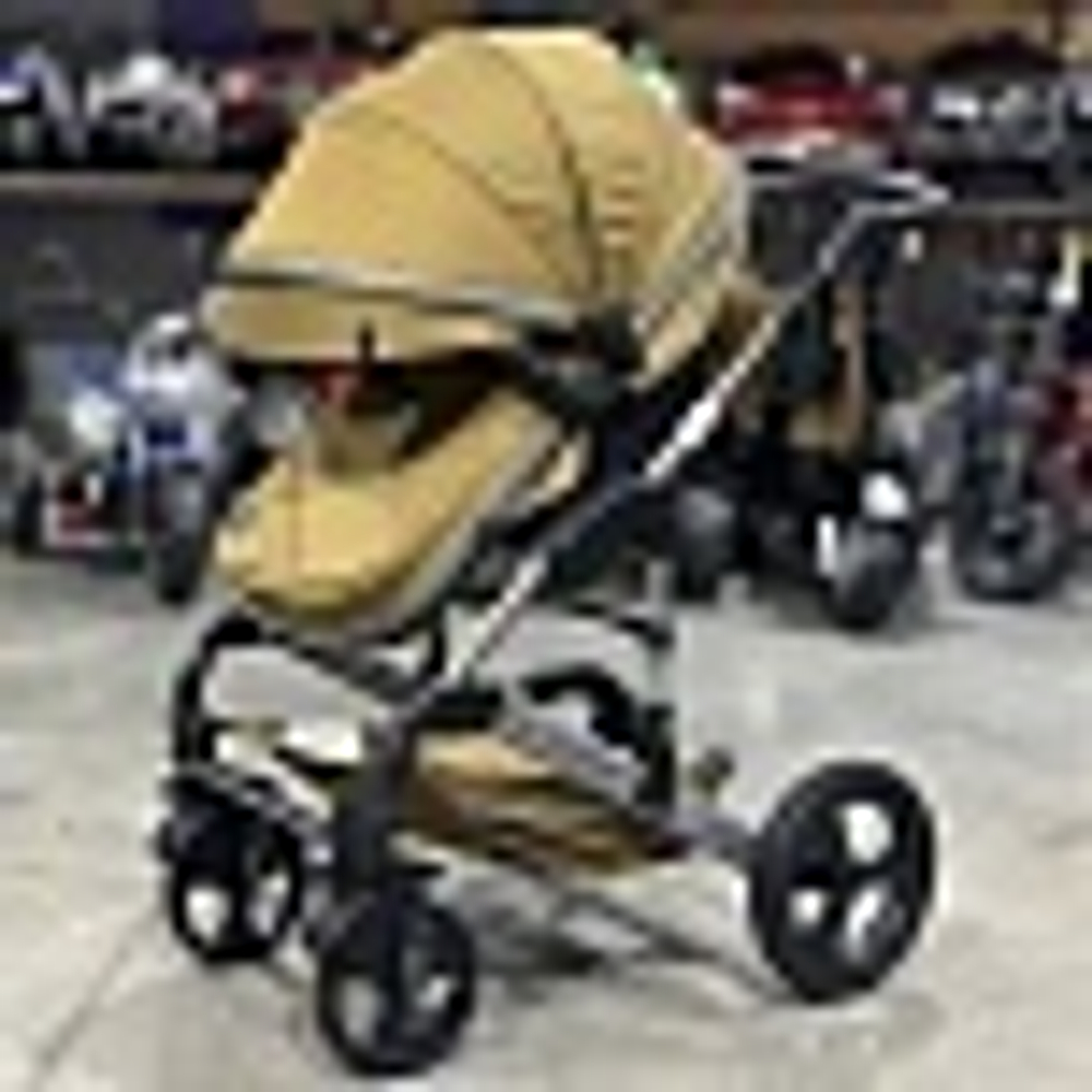 Коляска-трансформер Luxmom 558 3в1 пустынно-жёлтый