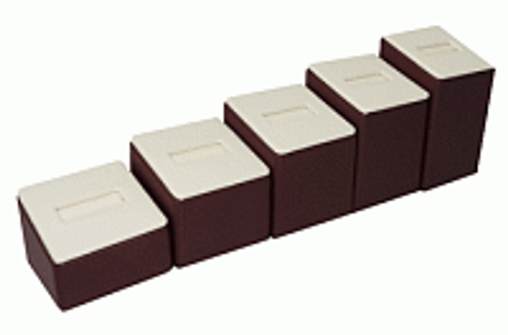 Набор подставок для 5 колец/кубик/ячейка/Н-30,40,50,60,70 мм.