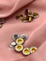 Ответные части для установочных кнопок серебро