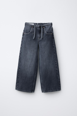 ZARA ДЖИНСЫ WIDE LEG, СИНИЙ