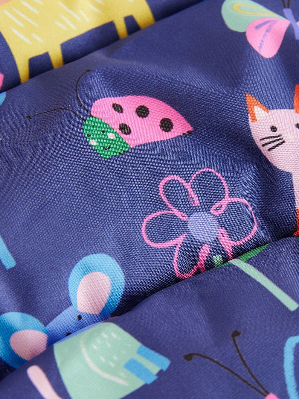 Куртка утепленная с капюшоном для девочки Next E25-318, Темно-синий