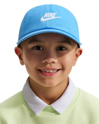 Теннисная кепка Nike Dri-Fit Club Kids' Futura Wash - university blue/white