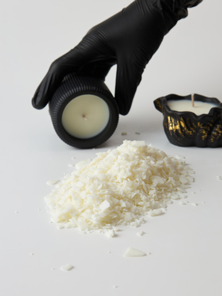 Воск соевый в хлопьях для контейнерных свечей, 1 кг