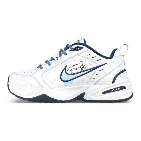 【 】 Nike Air Monarch 4 White Navy PU MAY