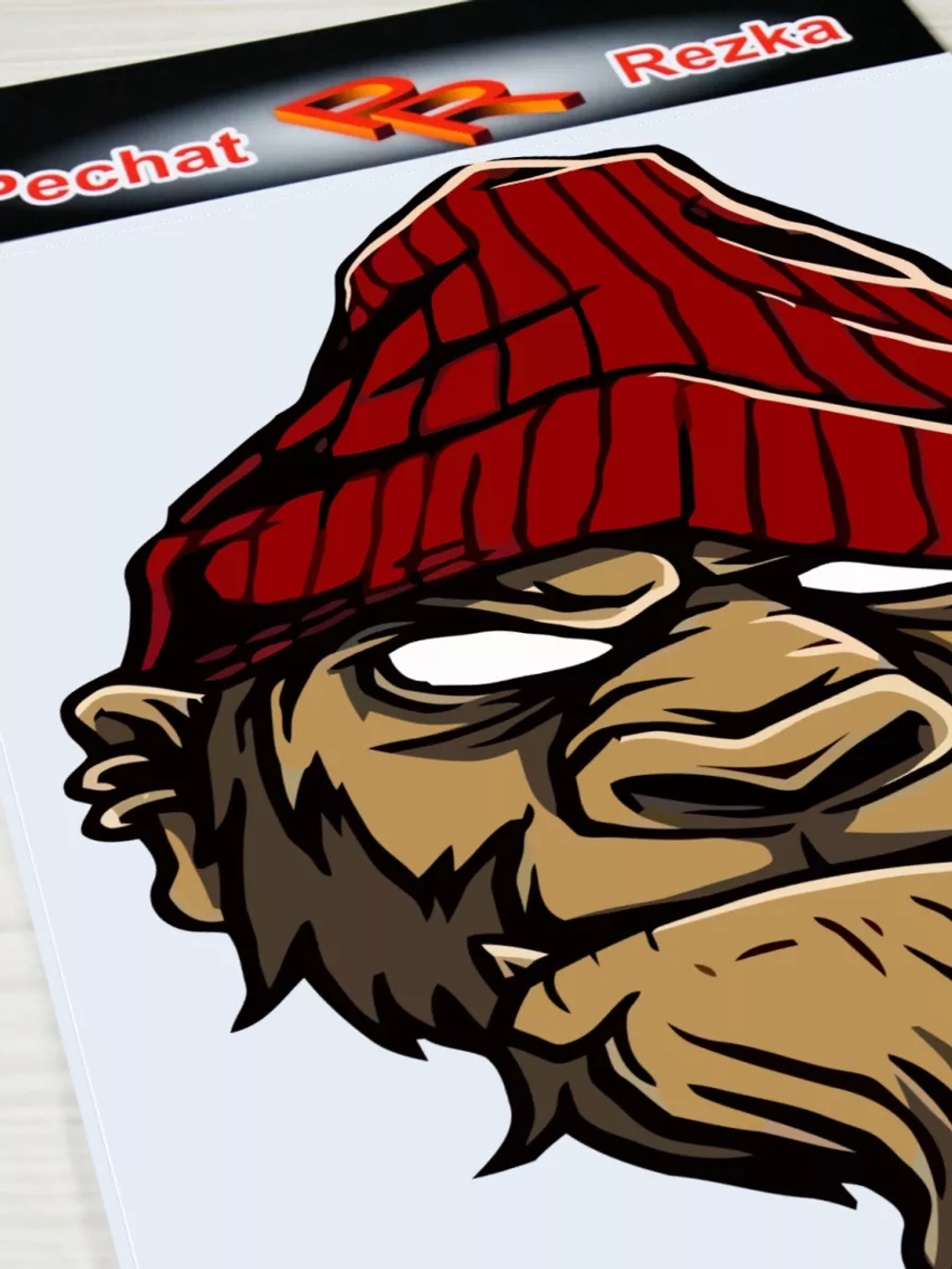 Наклейка - Обезьяна бандос