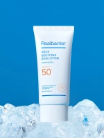 Real Barrier Успокаивающий ламеллярный солнцезащитный лосьон с охлаждающим действием SPF50 Aqua Soothing Sun Lotion 50 мл