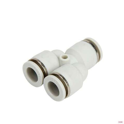 Тройник быстросъем. Y-10мм (белый)