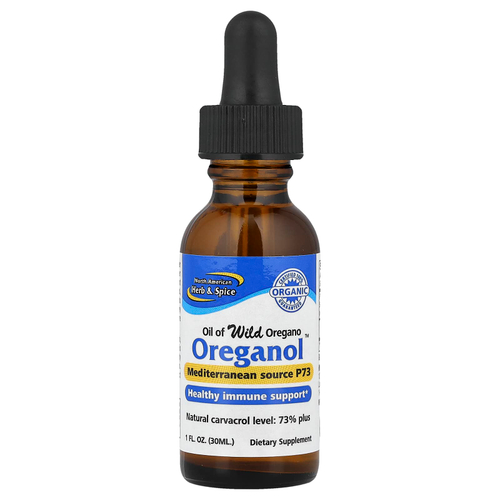 North American Herb & Spice, Wild Oregano, масло орегано, 30 мл (1 жидкая унция)