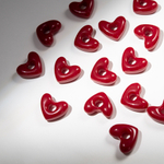 Подвеска "Красное сердце", 22*26мм, акрил