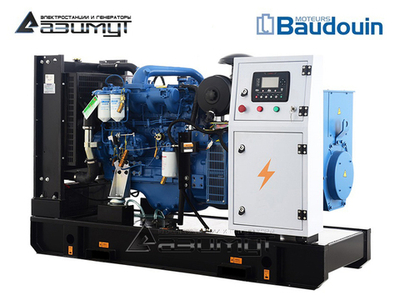 Дизельный генератор Азимут АД-40С-Т400-2РМ9 Baudouin с автозапуском