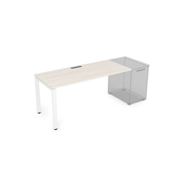 СДТ-П.989 Стол рабочий прямолинейный, приставной (1400*800*750)