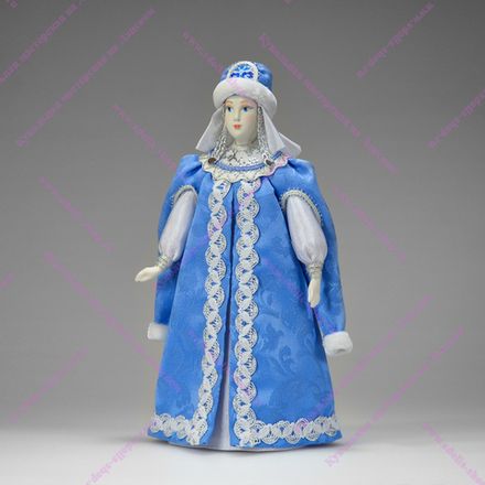 Кукла под ёлку Снегурочка в шапочке