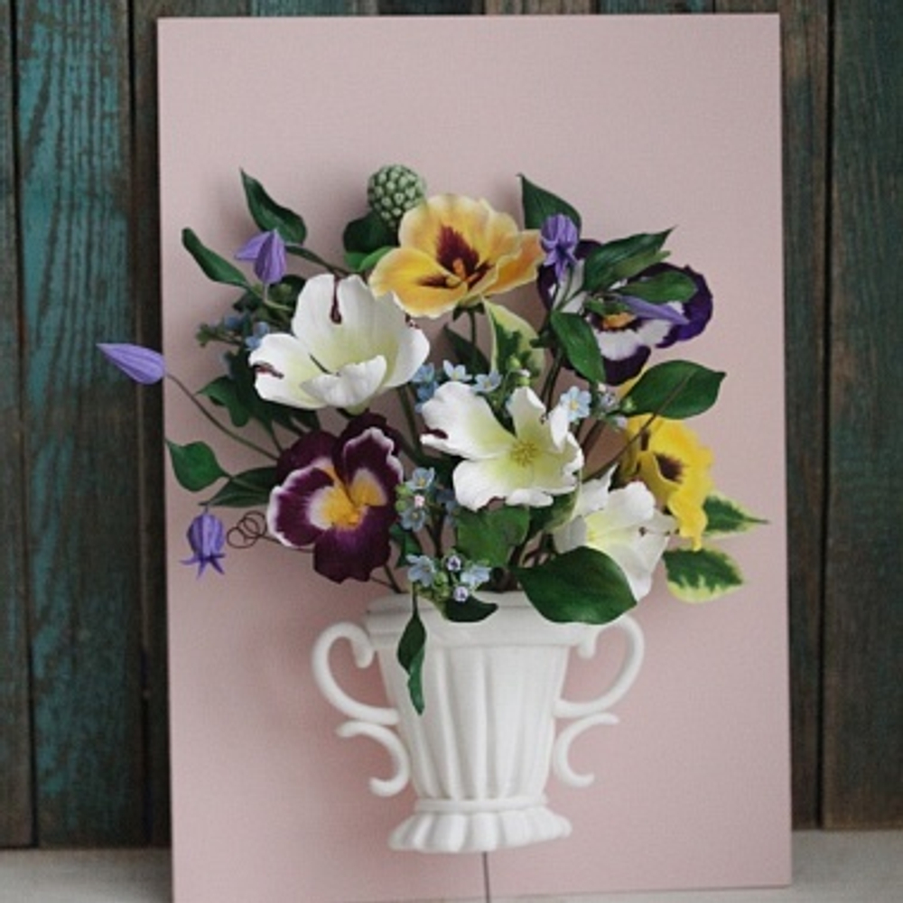 Паспарту отечественное. Основа для Весеннего проекта 2018. (синее)