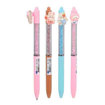 Ручка шариковая, автоматическая, Basir, синие чернила, серия "Животные", цветной корпус со стразами и подвеской, 36 шт