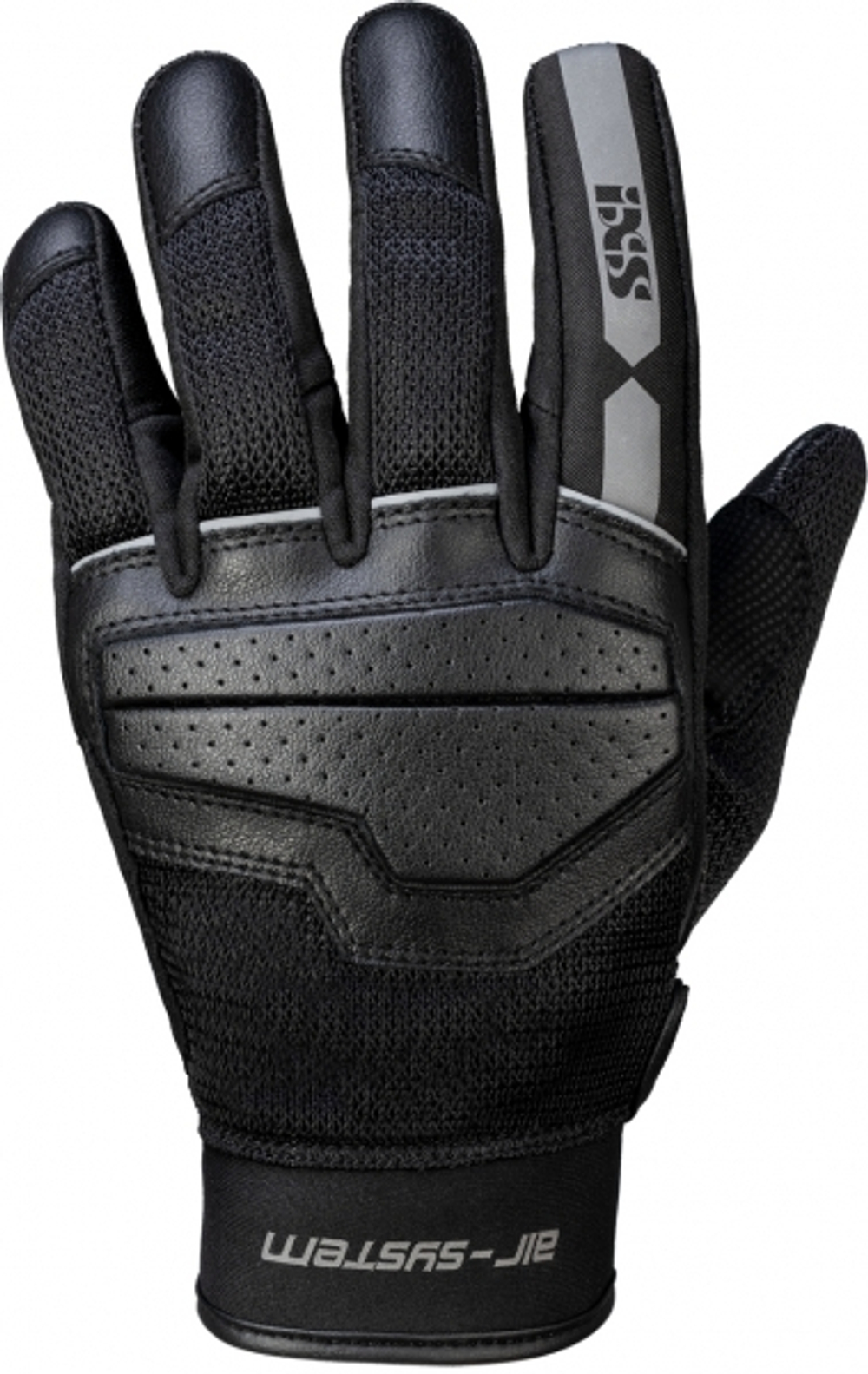 IXS GLOVE EVO-AIR black/gray