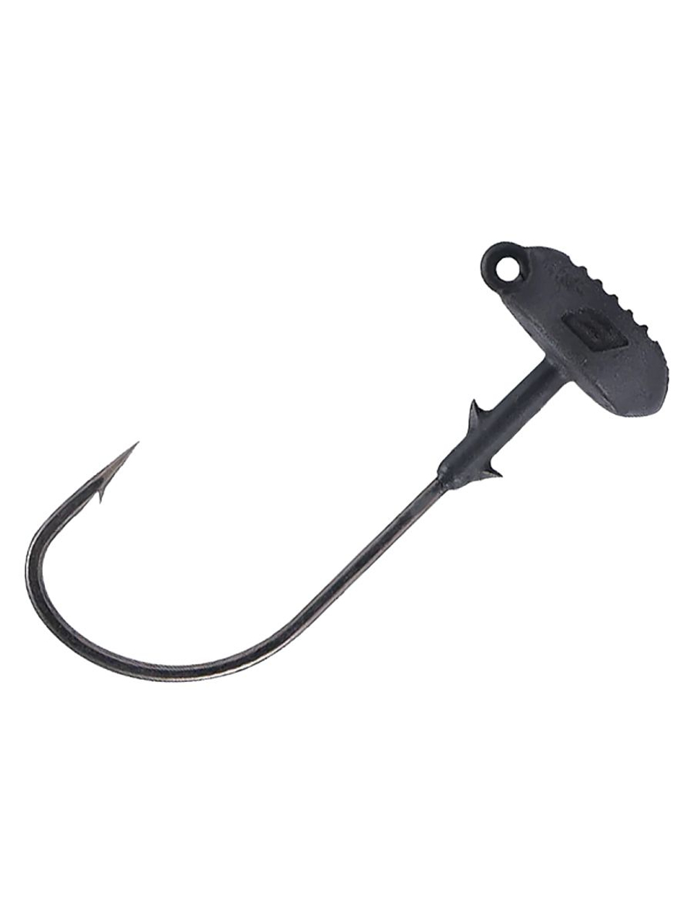 Джиг-головка для рыбалки BKK Silent Chaser Ned Head NH-1, размер крючка 3/0, вес 14г, 4 шт., черный