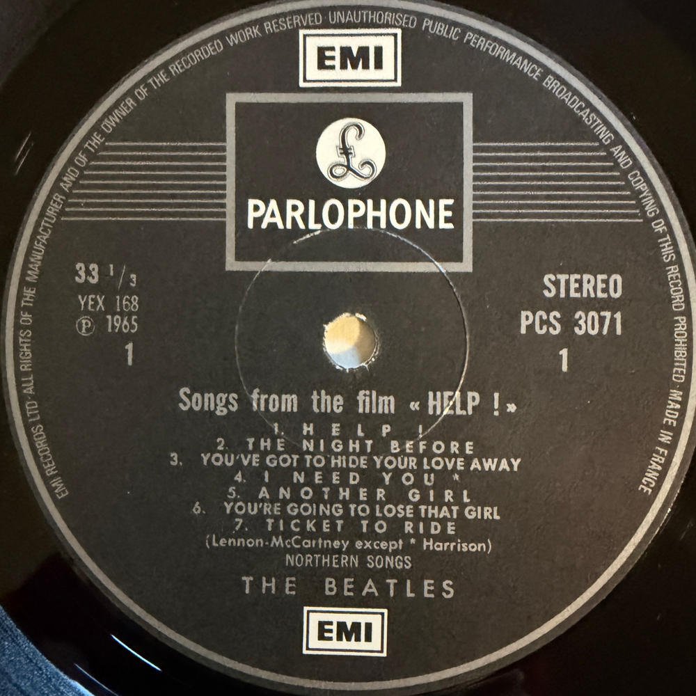The Beatles – Help! (Франция 1974г.)Т
