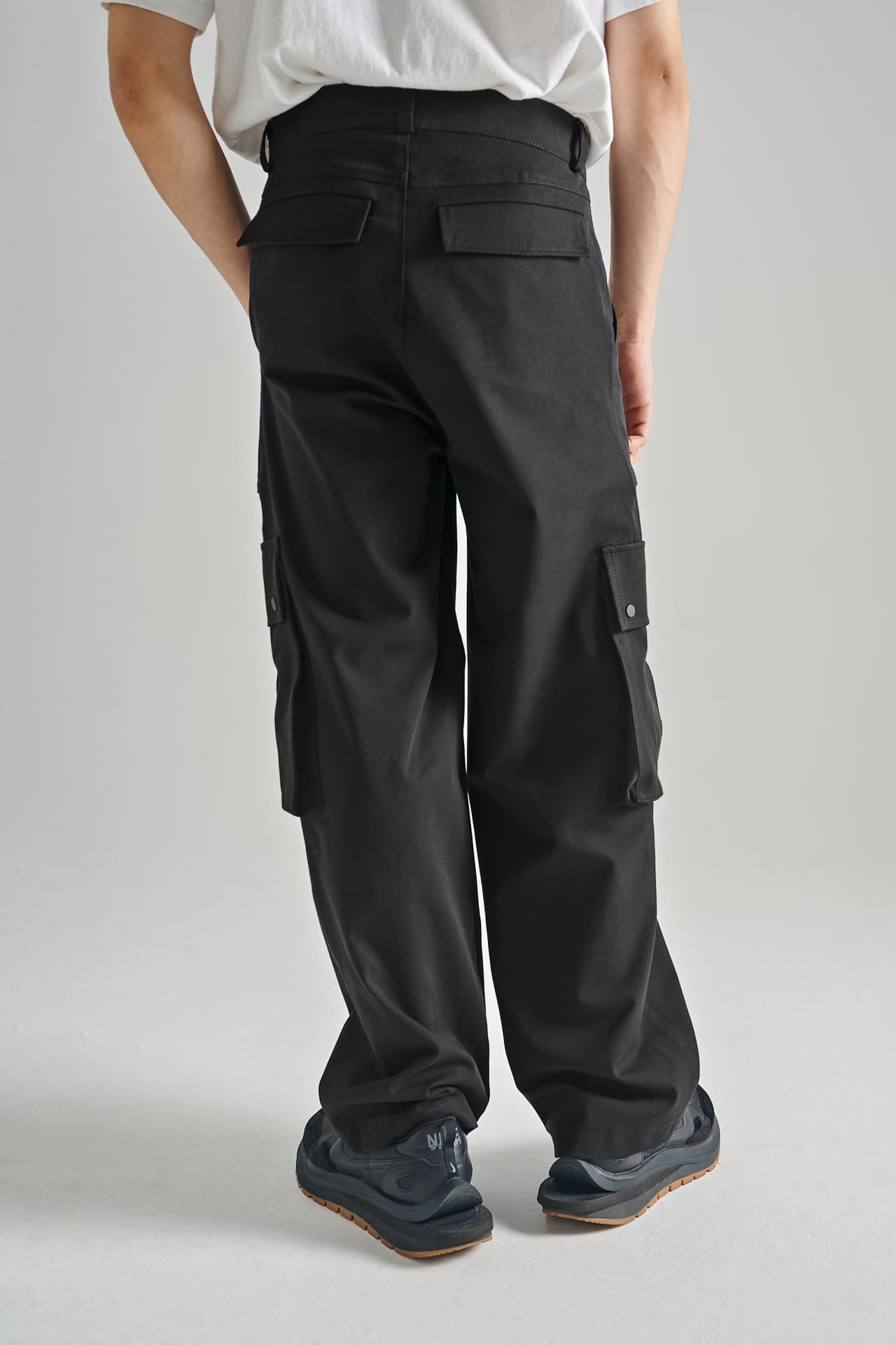 Брюки карго черные