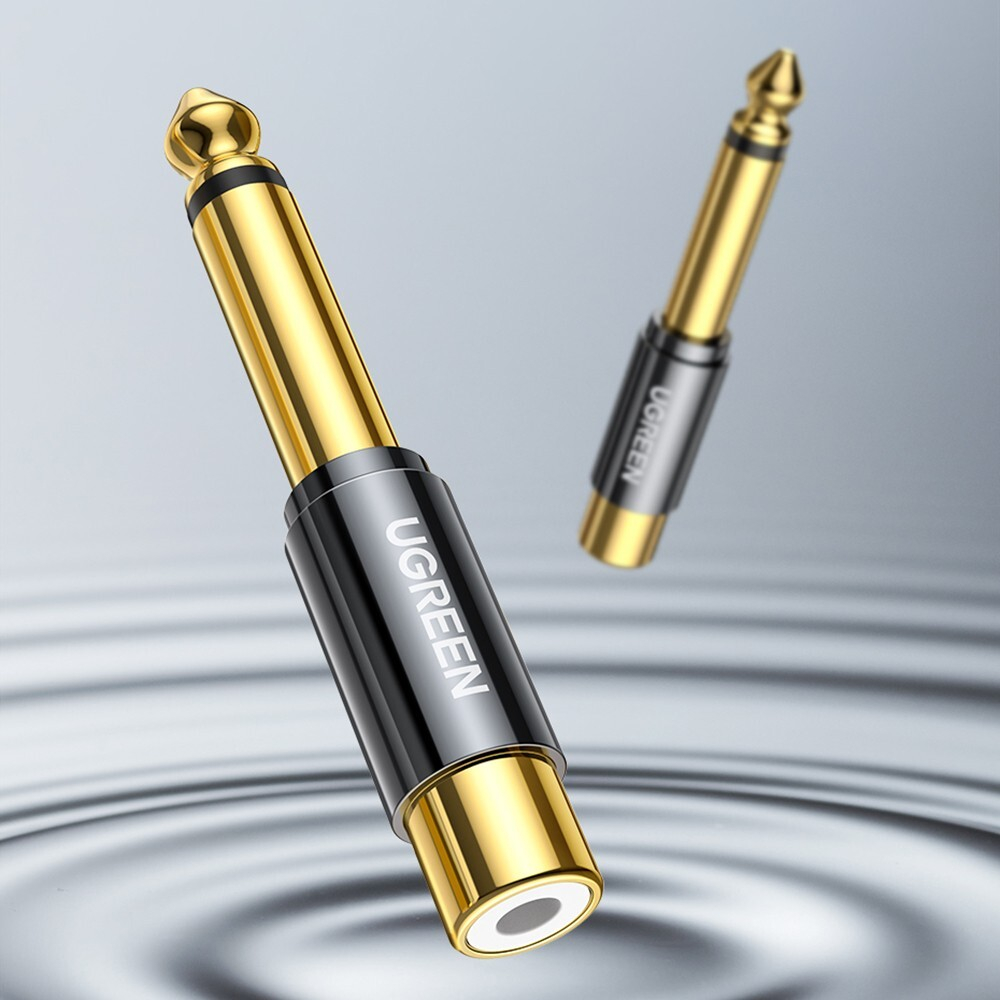 Переходник Audio RCA - Audio 6.35mm UGREEN 80731