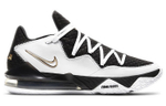 Nike Lebron 17 Low EP James 17 Low Cut Air Max/React actual Combat Basketball shoes men's black and white Gold domestic version