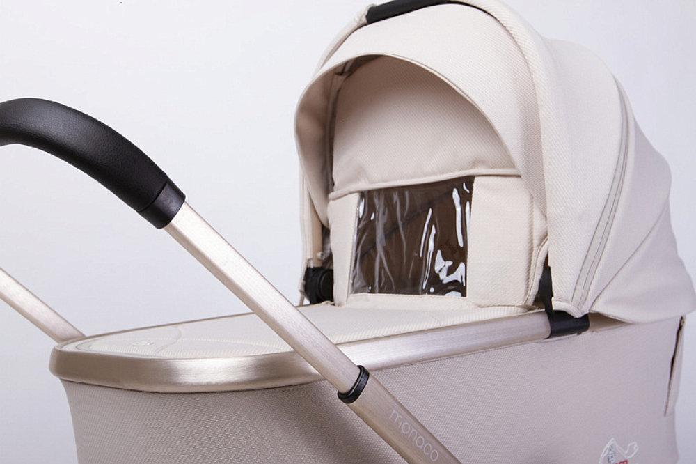 Детская коляска Peppy Monaco GP 3 в 1 Beige рама беж