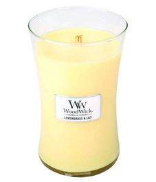 Лемонграсс и лилия, ароматическая свеча, WoodWick