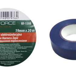 Лента изоляционная термостойкая 105°C 19мм x 20м (синяя) RockForce##Rock FORCE RF-150B
