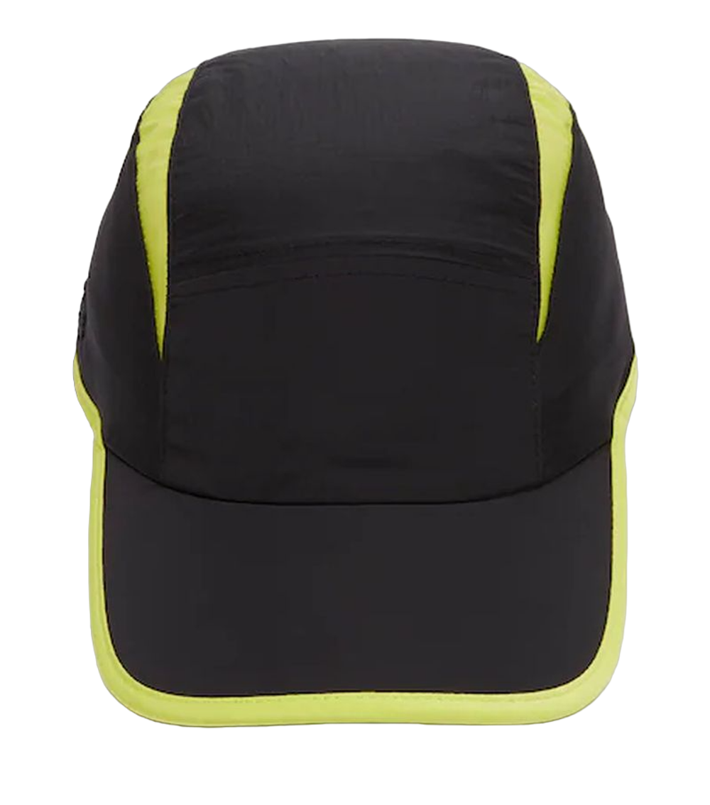 Теннисная кепка Lacoste Jockey Cap with Contrast Cutouts - black/yellow