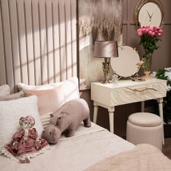 Консоль Арт Колор leaves Классик Голд Кремовый белый