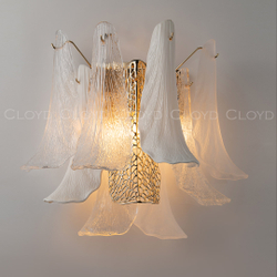 Бра Cloyd WASABI W3 / выс. 39 см - керамика - золото (арт.20407)