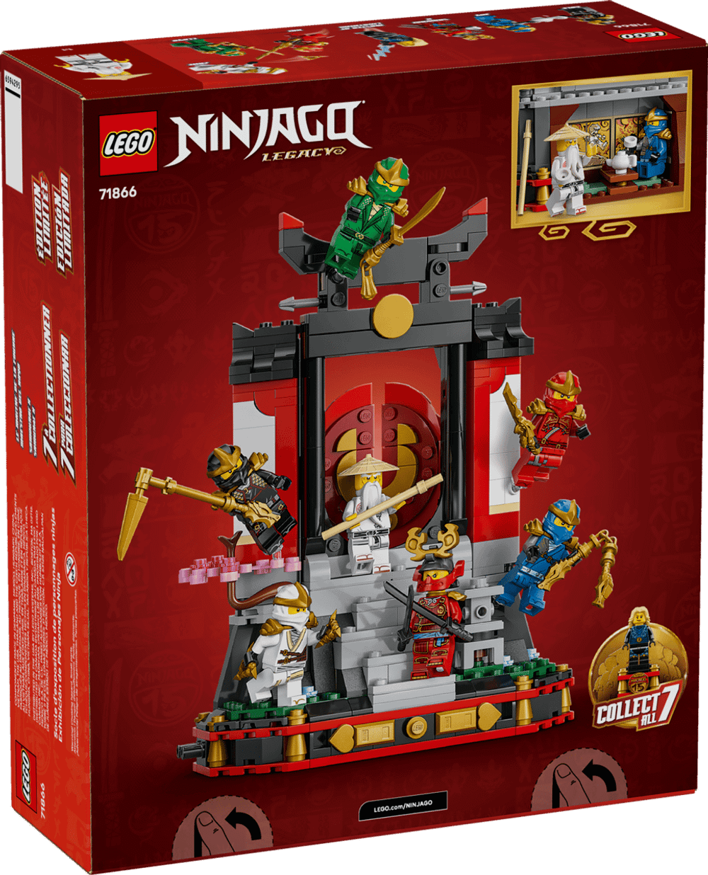 Конструктор LEGO Ninjago 71866 Ninja Character Display 15th Anniversary