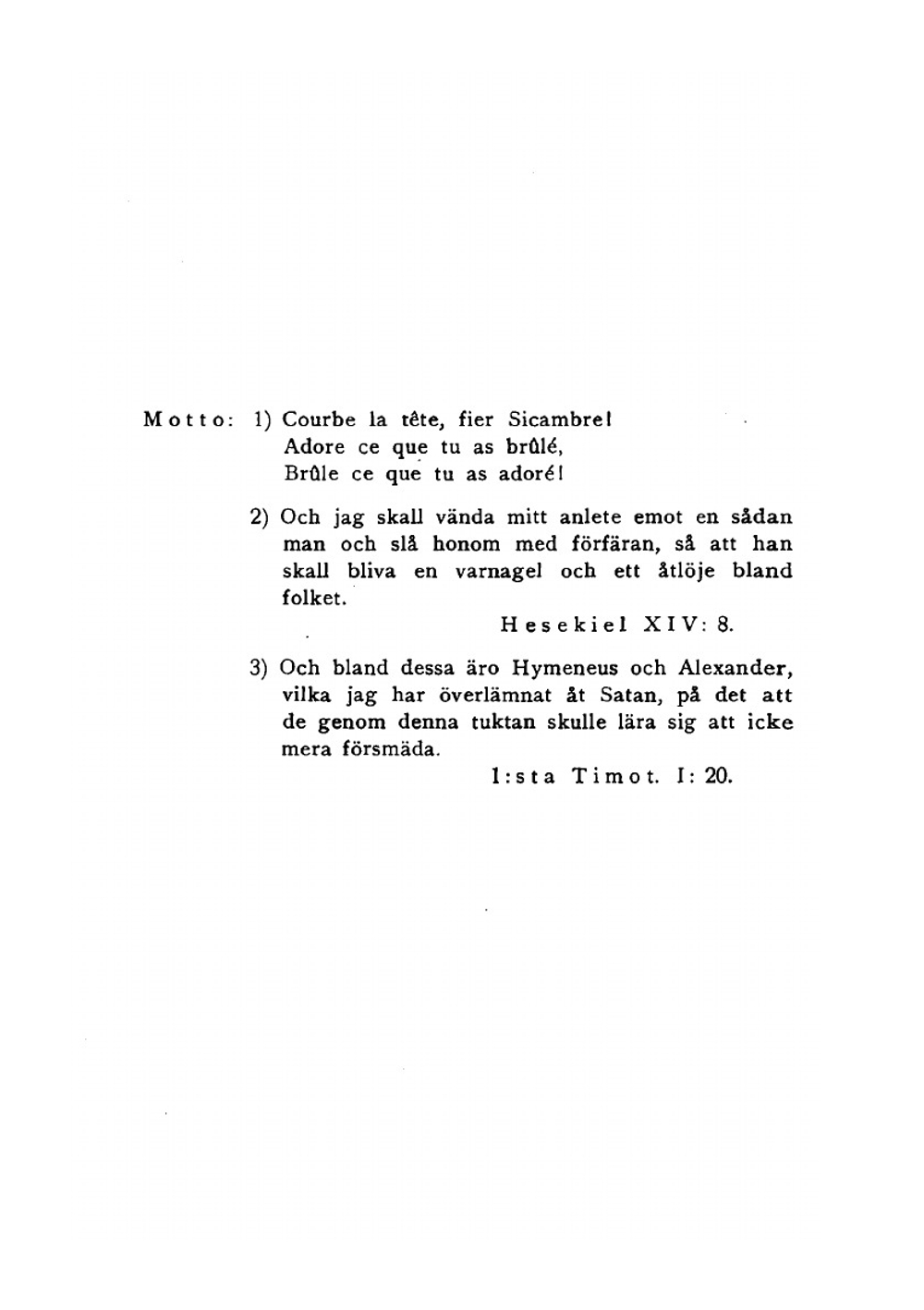 Inferno och Legender | August Strindberg