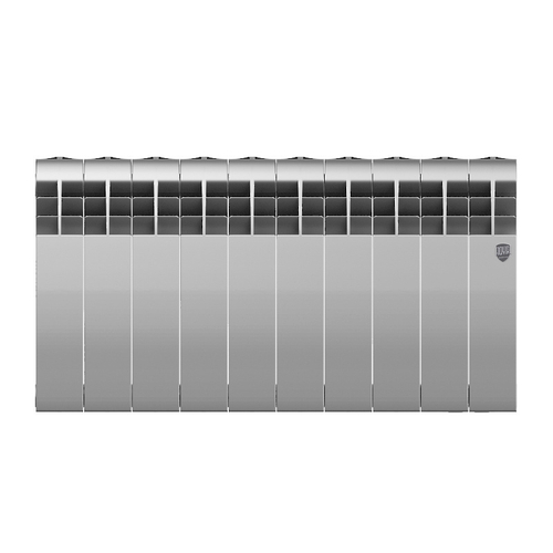 Радиатор Royal Thermo BiLiner 350 /Silver Satin - 10 секц.