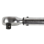 KING TONY (P34462-2DG) Динамометрический ключ серии "EXACT", 1/2", 60-340 Нм, для левой и правой резьбы, футляр, в комплекте 2 торцевые головки