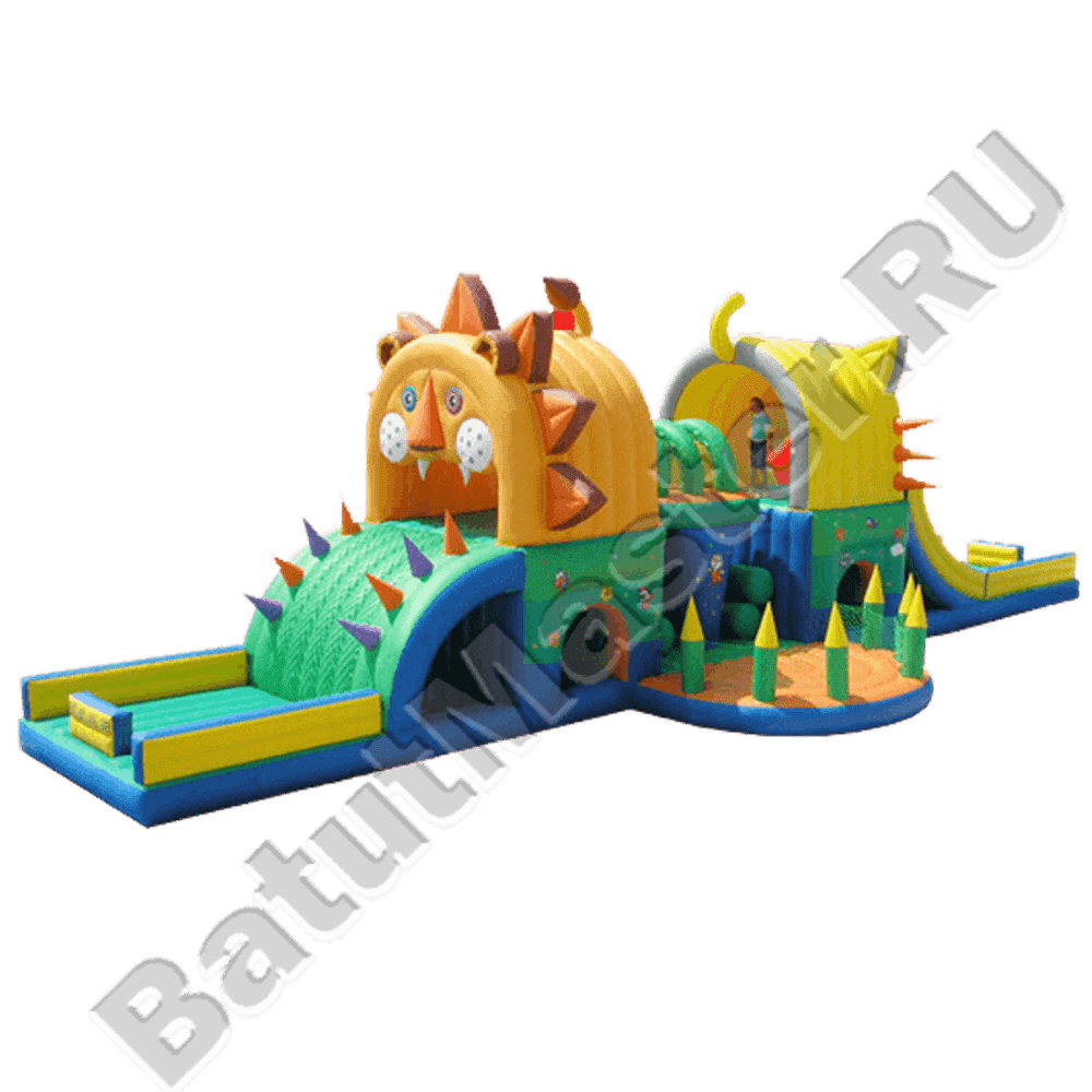 Коммерческий надувной батут "Котики" 9*6*4 м