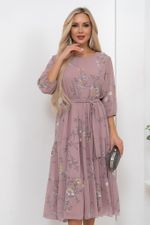 Платье Хелен (пудровый)-52р-р Р11-1075/10 Nikol