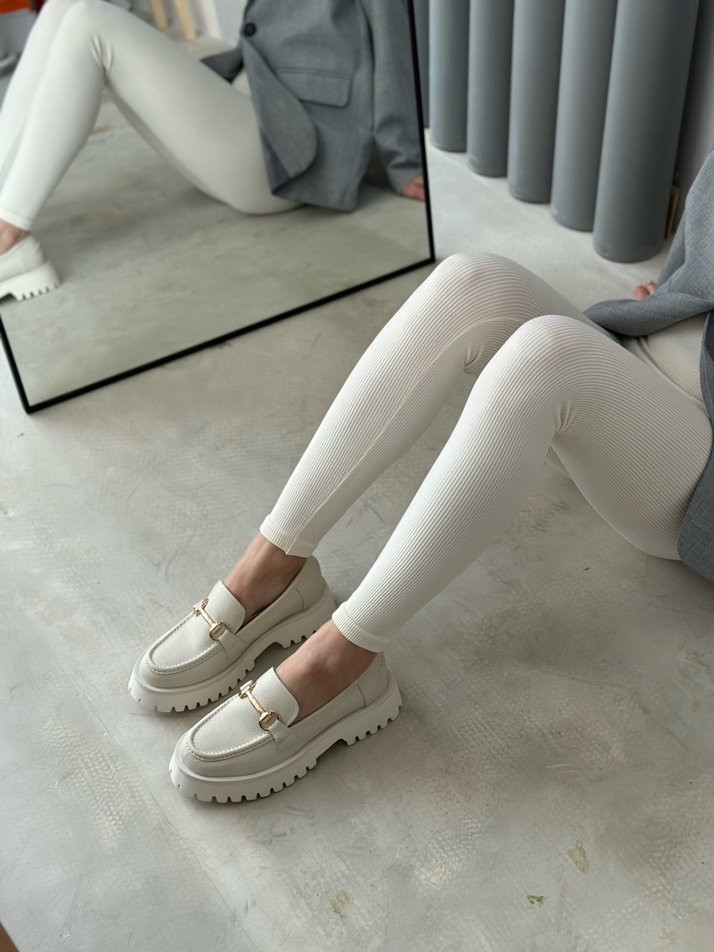 Лоферы из натуральной кожи