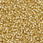 Японский бисер TOHO Round 15/0 (№22F), с внутренним серебрением, прозрачный матовый