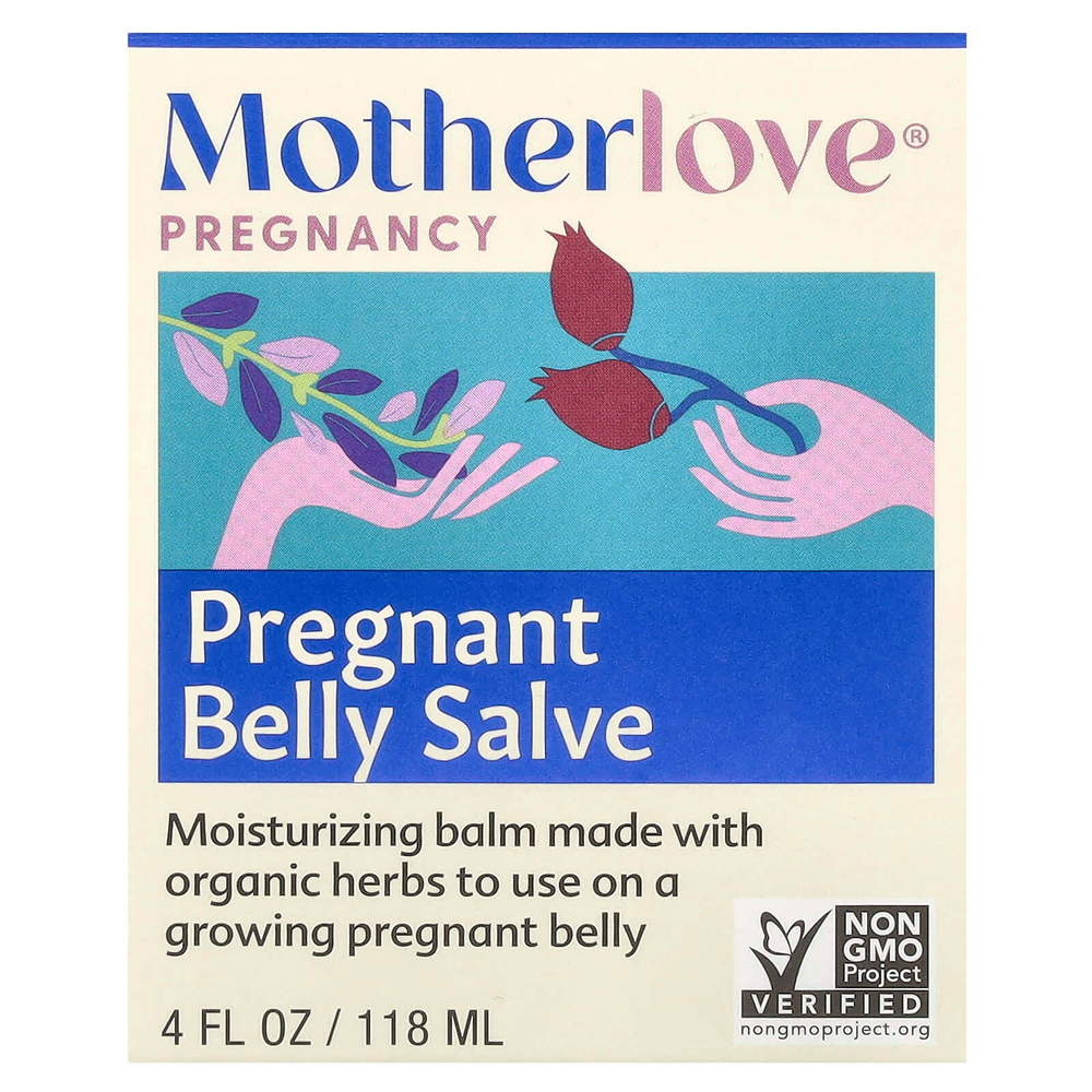 Motherlove, Беременность, мазь для живота для беременных, 118 мл (4 жидк. унц.)