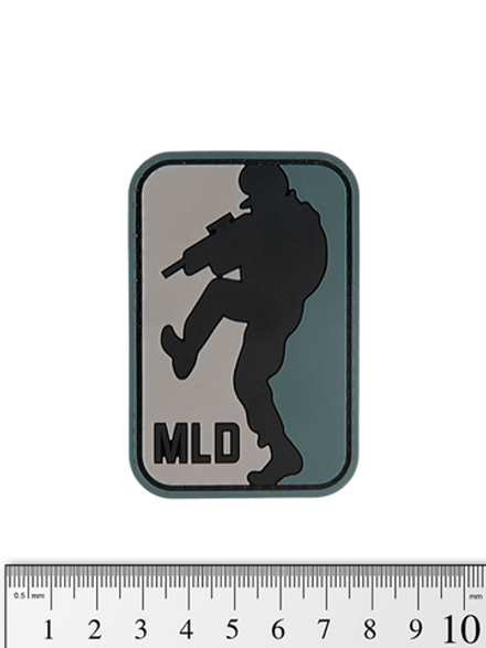 Шеврон MLD PVC. Серый