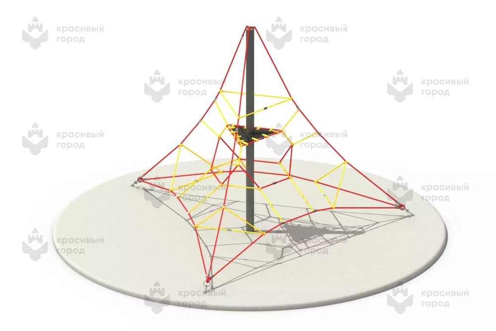 Пирамида 4м канатная