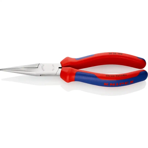 Длинногубцы хромированные 190 мм Knipex 30 25 190