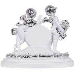 Часы настольные Путти малые Сильвер