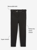 Брюки школьные скинни для девочки Next 129-870, Черный