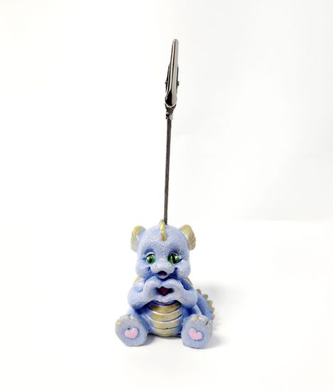 Держатель "Дракон с сердечком", сиреневый