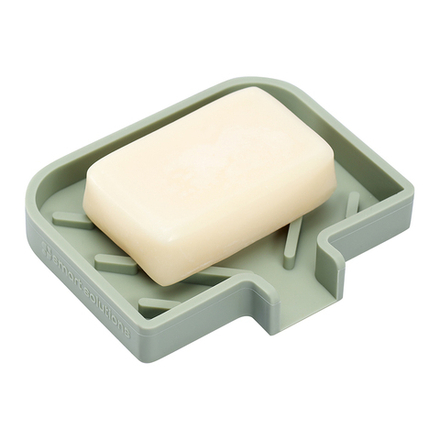 Мыльница Dry Flex шалфей 12.5*10.9*1.8 см