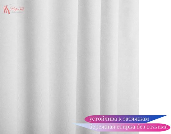 XL-Палермо Blackout 100% (белый) Шторы Канвас Блэкаут